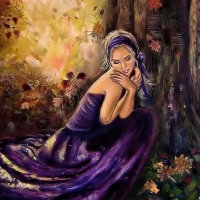 Lady in Purple