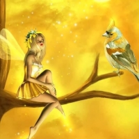 Fairy and Bird