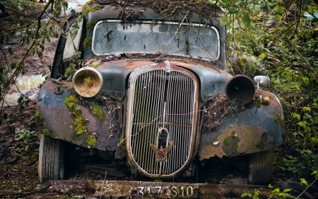 Scrap - old, car, ruin, scrap