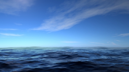 Ocean - nature, sky, ocean, blue