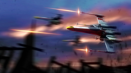 Star Wars X-Wing Fighters