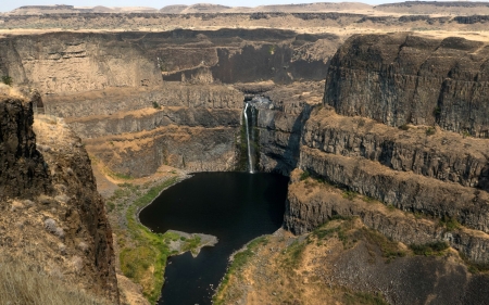 Palouse Falls, Washington State Park - usa, nature, waterfall, park