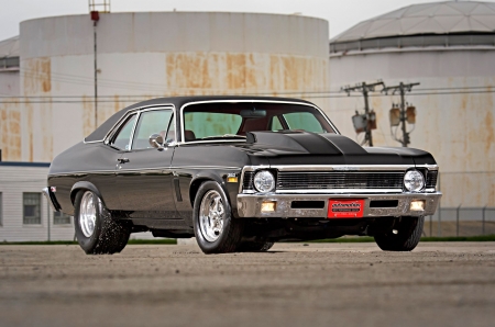 1970-Chevrolet-Nova - classic, 1970, black, gm