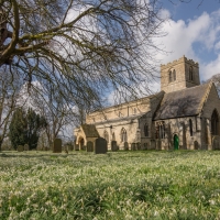 wonderful countryside church hdr