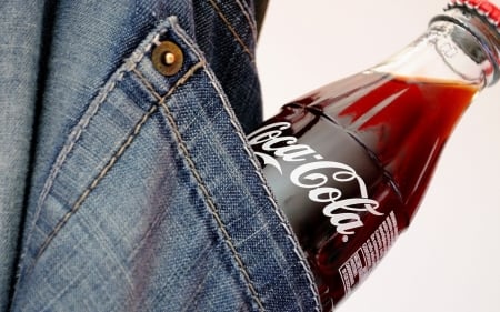 coca cola and jeans