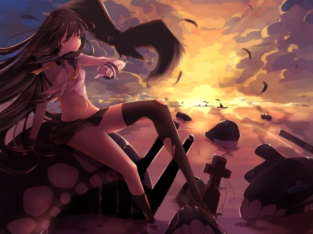 Anime - cg, anime, girl, cartoon