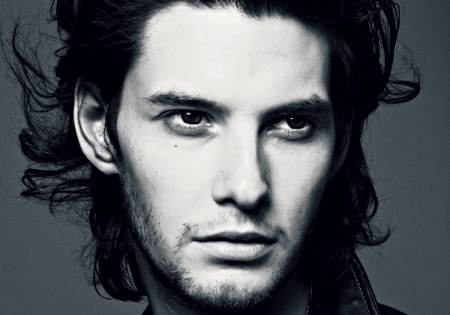 Ben Barnes - white, face, man, ben barnes, actor, bw, black