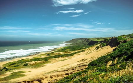 Taiwan - ocean, beach, landscape, taiwan, photography, water, wallpaper, shore, coast, waves, nature, abstract, sea, scene