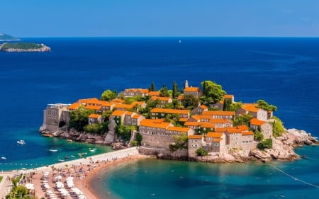 sveti-stefan islet in montenegro