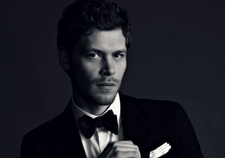 Joseph Morgan - actor, klaus, tv series, the originals, man, black, white, the vampire diaries, bw, Joseph Morgan