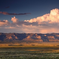 beautiful wide utah desert landscape