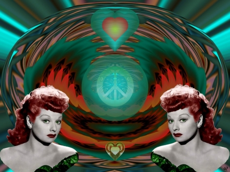 Lucys Love - fractal, abstract, collage, 3d, eye candy