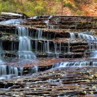 Waterfall in Zion Nat'l. Park, Utah