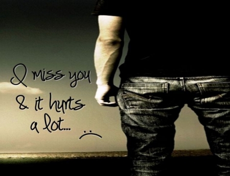 i miss you - boy, emo, miss you, sad