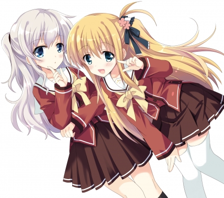 Charlotte - anime, girl, charlotte, school