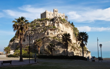 Italy - island, tree, italy, palm