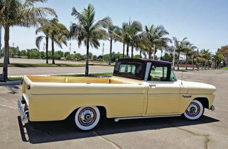 1960-Chevrolet-Apache - bowtie, yellow, truck, gm