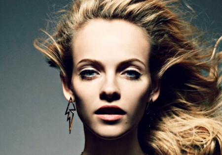 Ginta Lapina - face, ginta lapina, model, blonde, girl, woman