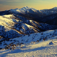 Sunrise on Mount Feathertop, Victoria