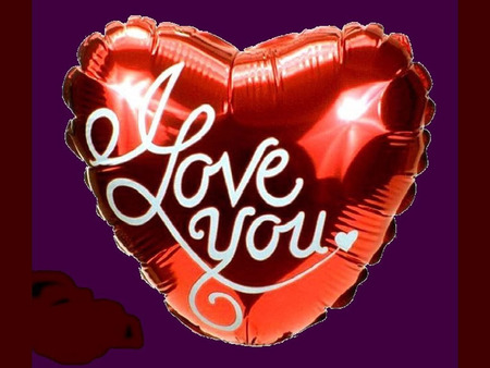 I Love You! - inflatable heart, love, hearts, quote