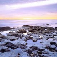 beach rock view