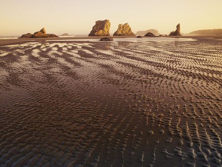 sandy beach view - beach, sky, landscape