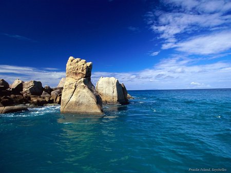 Beach IslandRocks  - beach, sky, landscape