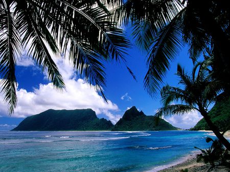 ofu island  american samoa - beach, sky, landscape