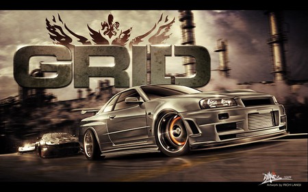 Nissan Skyline R34 (GRID) - car, nissan