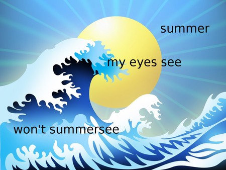 summersee - summer, ruiz alice, alice ruiz, ruiz, alice, poetry, poesia, poesy, verao, summersee