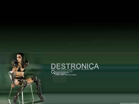 Destronica - girl, robot