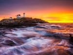 Lighthouse in Rocks