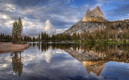 Reflection VII. - lake, landscape, hills, mountain, water, wallpaper, nature, reflection, forest, scene