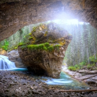 The Cave at Johnson Canyon, Banff, Alberta