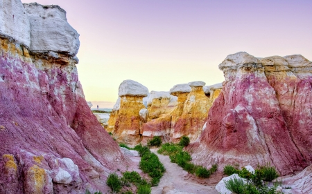 The Paint Mines, Colorado Springs, Colorado - nature, rocks, canyons, colorful