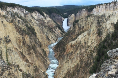 Yellowstone National Park - fun, river, nature, mountains, cool