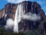 mountain waterfall