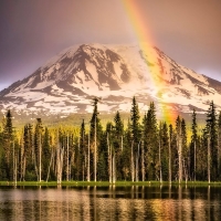 Rainbow over the Mountain