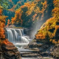 Autumn Waterfalls