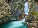 Lower Fall in Johnston Canyon, Banff, Alberta