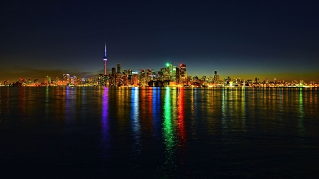 Toronto Skyline F1 - wide screen, photography, cityscape, skyscrapers, skyline, toronto, scenery, architecture, canada, photo