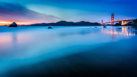 Golden Gate Bridge from Land's End F - wide screen, california, photography, cityscape, san francisco, golden gate, scenery, architecture, bridge, usa, photo