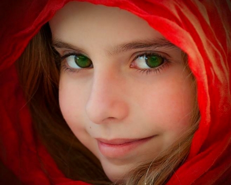 Cute Girl Face - face, veil, smile, girl