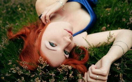 RedHead Beauty - women, beauty, hair, girl, redhead