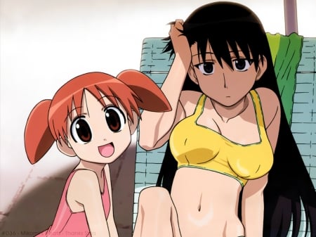 Azumanga Daioh - anime, daioh, girl, azumanga