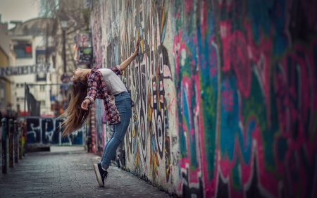 Dance - Dance, jean, model, stretch