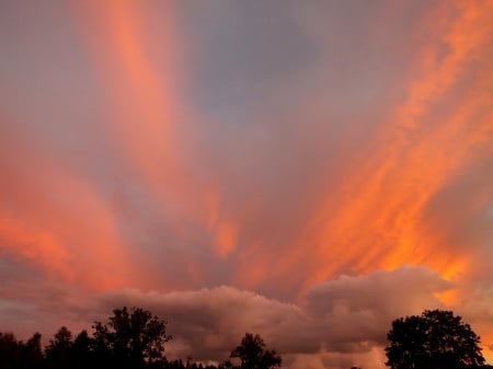 Sunset - clouds, sunsets, nature, other