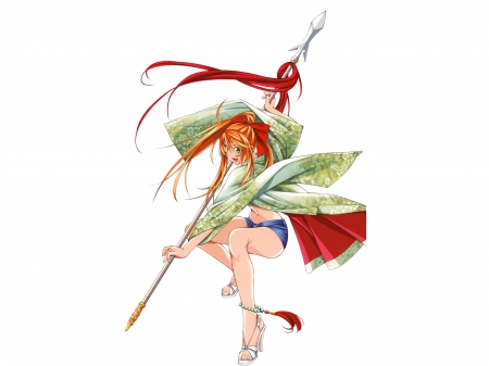 ikki tousen - cg, tousen, anime, ikki