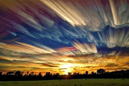 Amazing Sky - nature, amazing, sunset, cloud