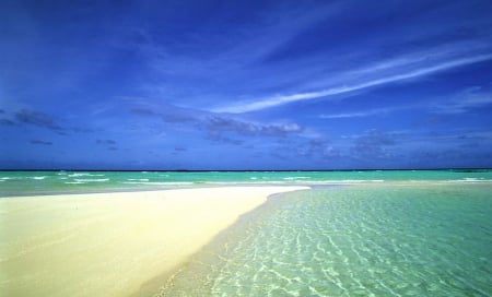 Wonderful Beach - beach, sky, water, sea